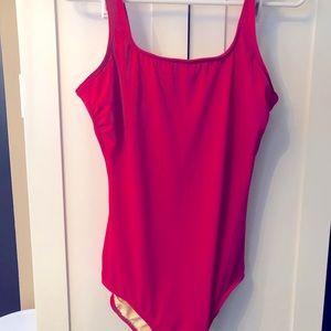 Land’s End One Piece Pink Swimsuit Size 14 - Like New